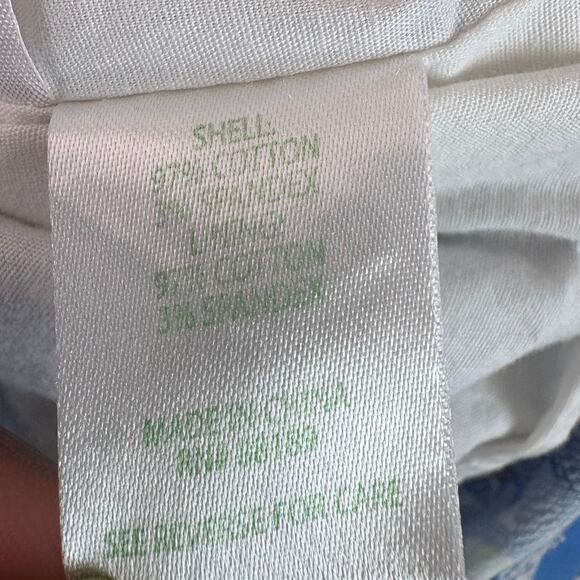 Lilly Pulitzer Mila Stretch Dress Sz 8 Blue Print Shift Mini Feminine Coquette - Picture 10 of 11